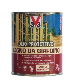 Olio protettivo saturatore  terrazze e legno esterno, incolore - 1 litro