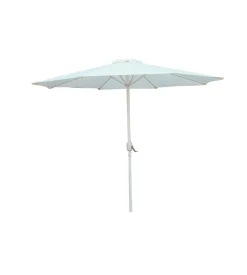 Ombrellone da giardino rotondo con doppio tetto eurogarden ecrù 270x270 cm