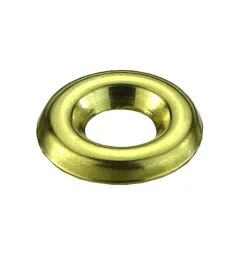 Orli sottovite ottone ø 11 x 4 mm. - 20 pz.