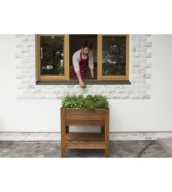 Orto da esterno in legno apple small, 80x80 cm