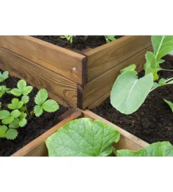 Orto da esterno in legno four, 90x90 cm