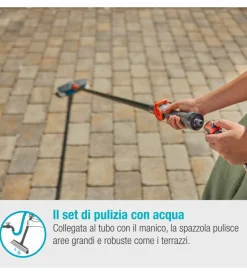 Outlet - usato per prova - set manico per pulizia gardena