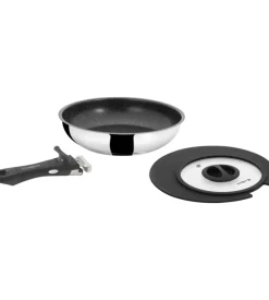 Padella da campeggio brunner "academy pan ø 22" con coperchio e manico staccabile