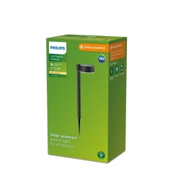 Palo solare led da terra per esterno philips 