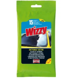 Panni umidificati detergi vetri arexons "wizzy" 15 pz