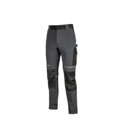 Pantalone da lavoro atom asphalt grey u-power - taglia 2xl
