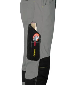Pantaloni da lavoro kavir grigio/nero, tg xxl - kapriol