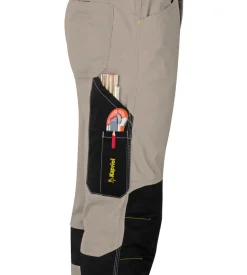 Pantaloni da lavoro kavir beige/nero, tg xxl - kapriol