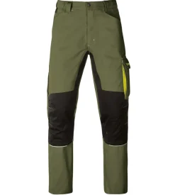Pantaloni da lavoro kavir verde/nero, tg s - kapriol