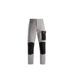 Pantaloni da lavoro light 37.5 beige/nero, tg l - kapriol