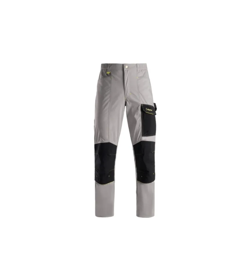 Pantaloni da lavoro light 37.5 beige/nero, tg l - kapriol