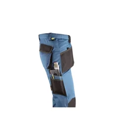 Pantaloni da lavoro slick avio/nero, tg xxxl - kapriol
