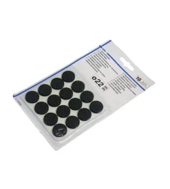 Paracolpi adesivi in gomma ø 22 mm. 16 pz.