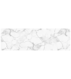 Paraschizzi adesivo da cucina fantasia "marmo bianco", 190x60 cm
