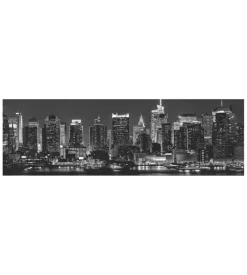 Paraschizzi adesivo da cucina fantasia "skyline", 190x60 cm