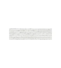 Paraschizzi xl "white bricks" in pvc, 180x45 cm