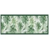 Passatoia in vinile "runner" fantasia "green tropical", 120x50 cm