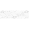 Passatoia in vinile "runner" fantasia "white marble", 180x50 cm