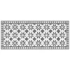 Passatoia in vinile "runner" fantasia "old style carpet", 120x50 cm