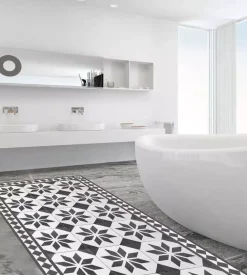 Passatoia in vinile "runner" fantasia "old style carpet", 120x50 cm