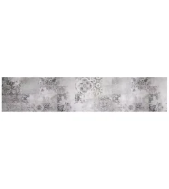 Passatoia in vinile "runner" fantasia "whispering stones", 240x50 cm