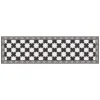 Passatoia in vinile "runner" fantasia "marble chess", 180x50 cm