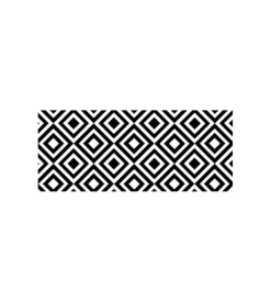 Passatoia salvapavimenti "black&white", 120x50 cm