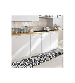 Passatoia salvapavimenti "black&white", 120x50 cm