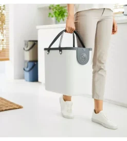 Pattumiera "albula" colore bianco da 25 litri