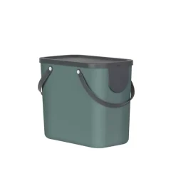 Pattumiera "albula" verde 25 litri