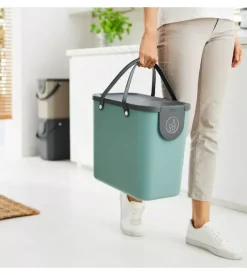 Pattumiera "albula" verde 25 litri