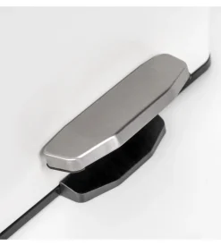 Pattumiera differenziata rettangolare con pedale, alluminio