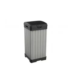 Pattumiera keter "rockford waste bin" in duotech - 125 litri 41x41x87,4 cm