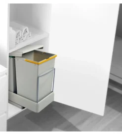 Pattumiera per differenziata 2 contenitori da 14 l fissaggio inferiore, emuca