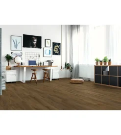 Pavimento laminato kimono "catwalk" 8 mm rovere scuro 2,125 m², 8x193x1376 mm