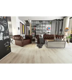 Pavimento spc 3,5mm rovere grigio +1mm tappettino 2,184 m² ac3 linea light