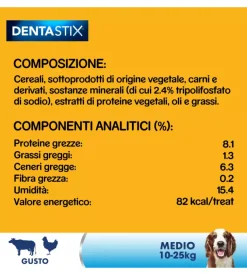 Pedigree - dentastix snack igiene orale medium, 56 pz