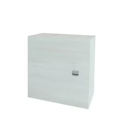 Pensile cubo rovere bianco 45x45x15,5 cm