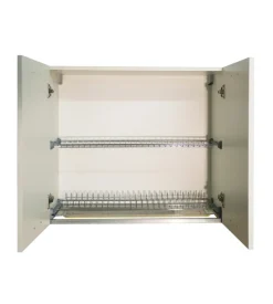 Pensile da cucina con scolapiatti bianco - sky - 80 cm