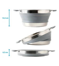 Pentola da campeggio collassabile brunner 