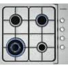 Piano cottura hyundai "ghhn-m604l3" in acciaio inox 4 fuochi 59x50x9,5 cm