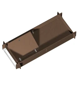 Piano di lavoro con botola per ponteggio grimeu75 - 165 x 60 cm