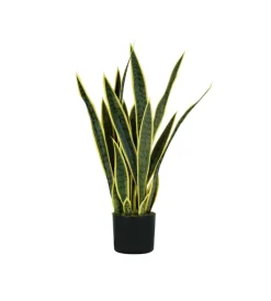 Pianta di sansevieria in polietilene con 21 foglie, 75 cm
