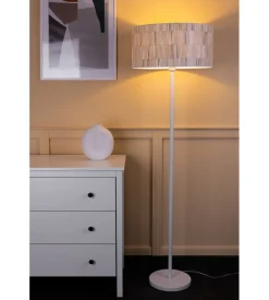 Piantana onli "lunita"  1 luce tessuto, e27