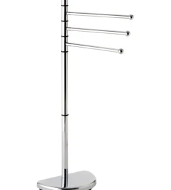 Piantana porta asciugamano cromo hibiscus