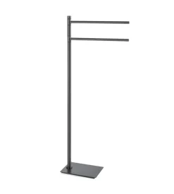 Piantana portasalviette gedy "trilly" in acciaio inox gun metal