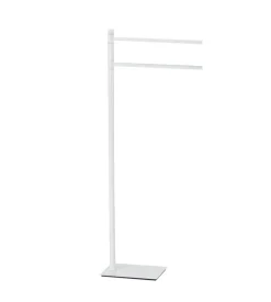 Piantana portasalviette gedy "trilly" in acciaio inox bianco