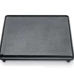 Piastra di cottura in ghisa liscia 40x28cm