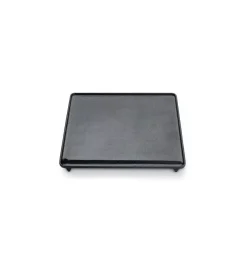 Piastra di cottura per alimenti ompagrill in ghisa smaltata liscia 40x43cm