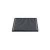 Piastra di cottura per barbecue ompagrill in ghisa rigata 40x43 cm